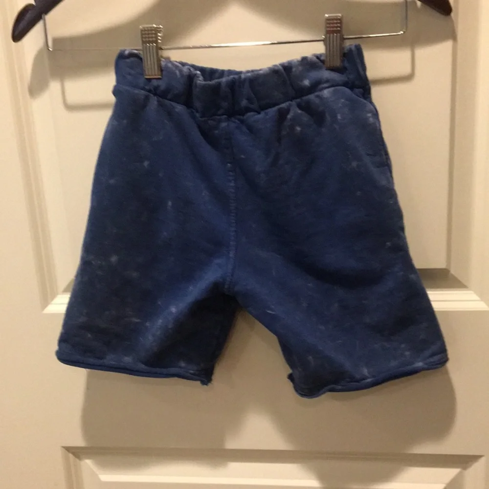 Diesel boys drawstring PullOn graphic Sweat Shorts fine tie dye pockets size 4